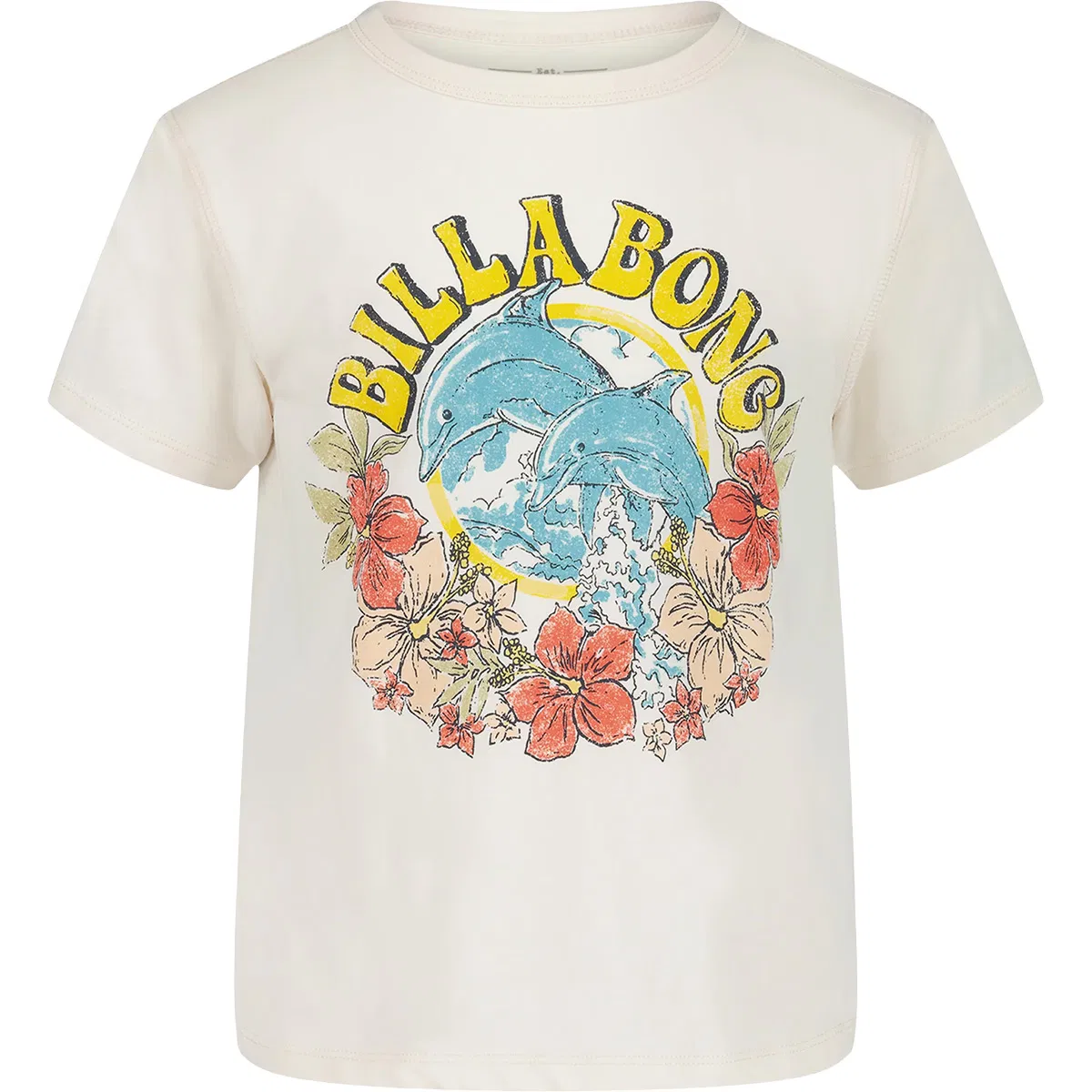 Детская футболка с принтом Dolphin Dance Billabong, Salt Crystal