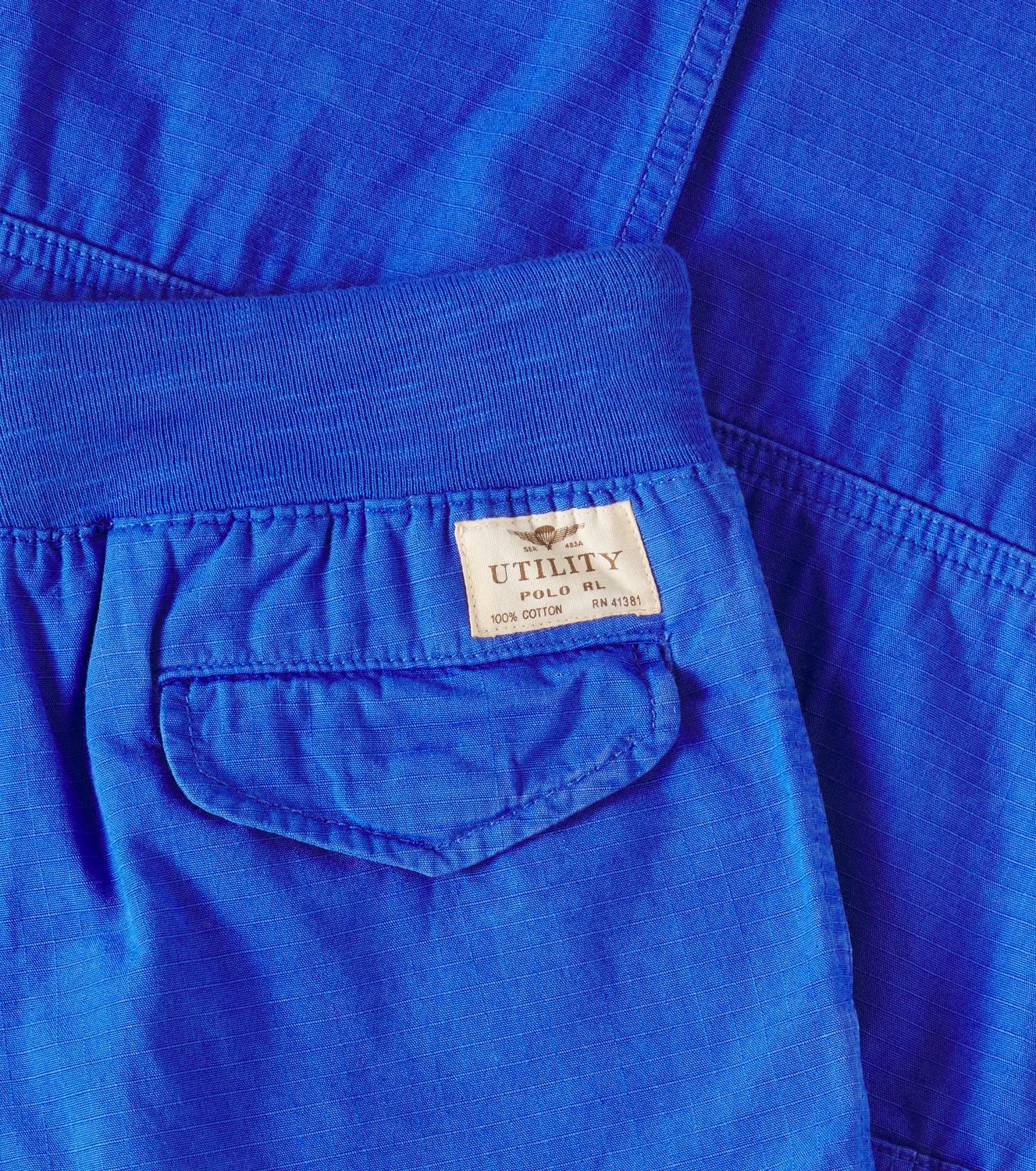Брюки-карго хлопковые Polo Ralph Lauren Kids, синий — фото 3