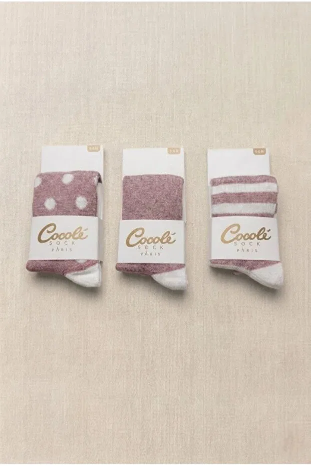 Детские колготки для девочек с узором Cocole Socks, Multicolor — фото 2