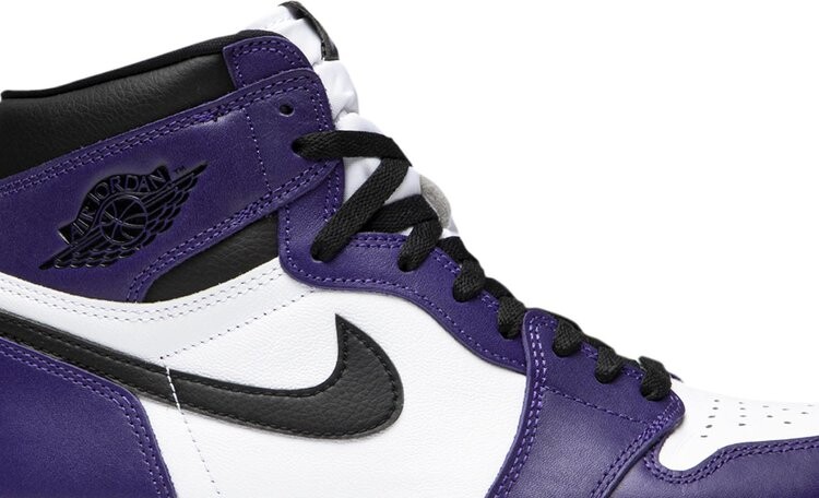 Кроссовки Air Jordan 1 Retro High OG Court Purple 2.0, фиолетовый — фото 2