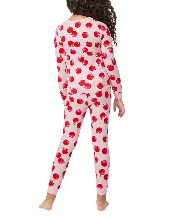 Детский комплект пижам для девочек с принтом An Apple A Day Bedhead Pajamas, An Apple A Day — фото 3