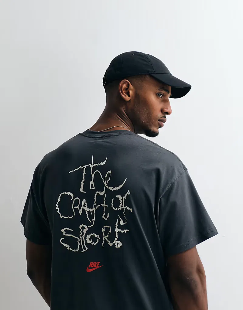 Футболка Nike Arts Club с графическим принтом, черный