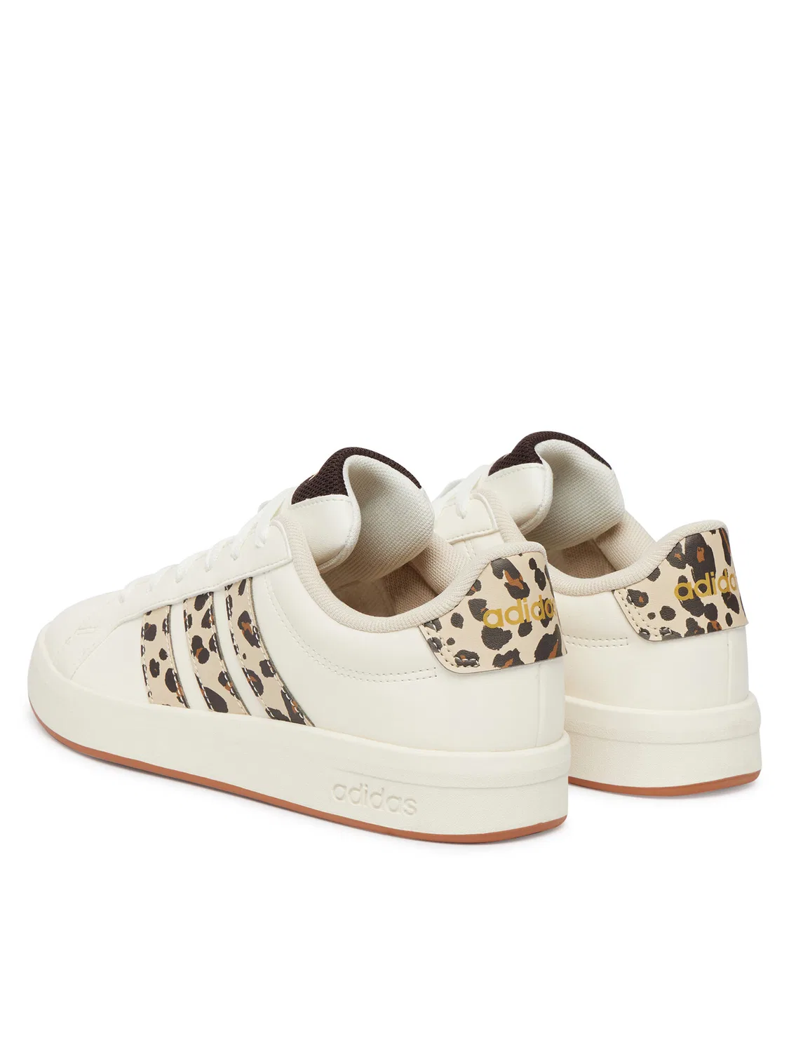 Кроссовки для девочки Grand Court Shoes Junior Adidas, белый — фото 3