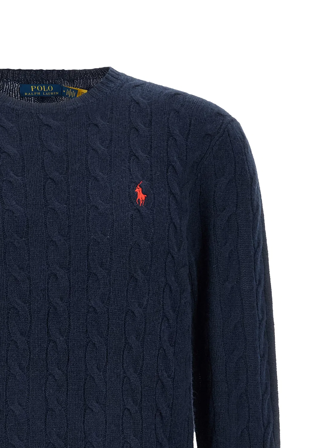 Мужской свитер с длинным рукавом Blue Wool Cardigan Polo Ralph Lauren, Blue — фото 3