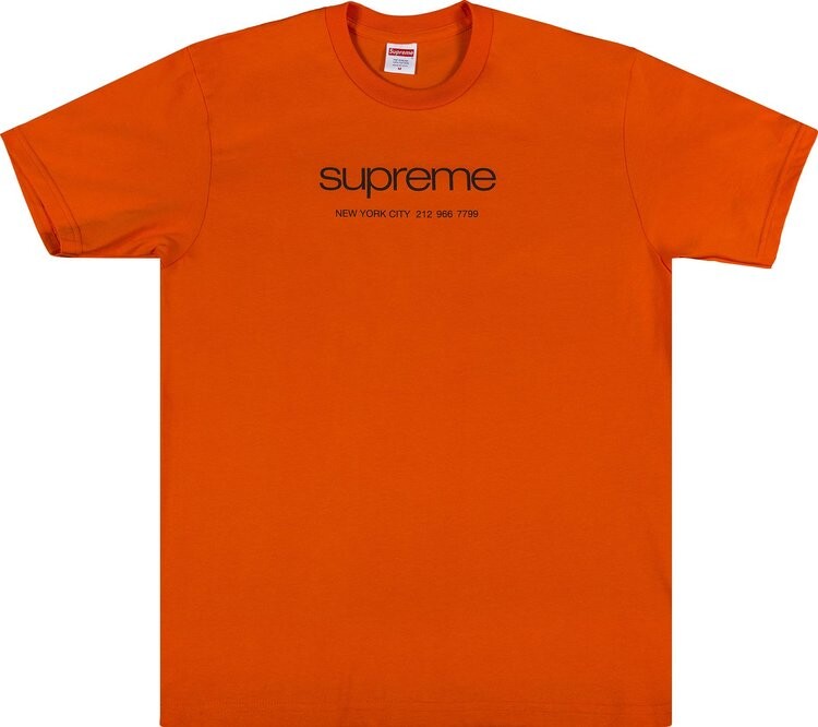 

Футболка Supreme Shop Tee 'Orange', оранжевый