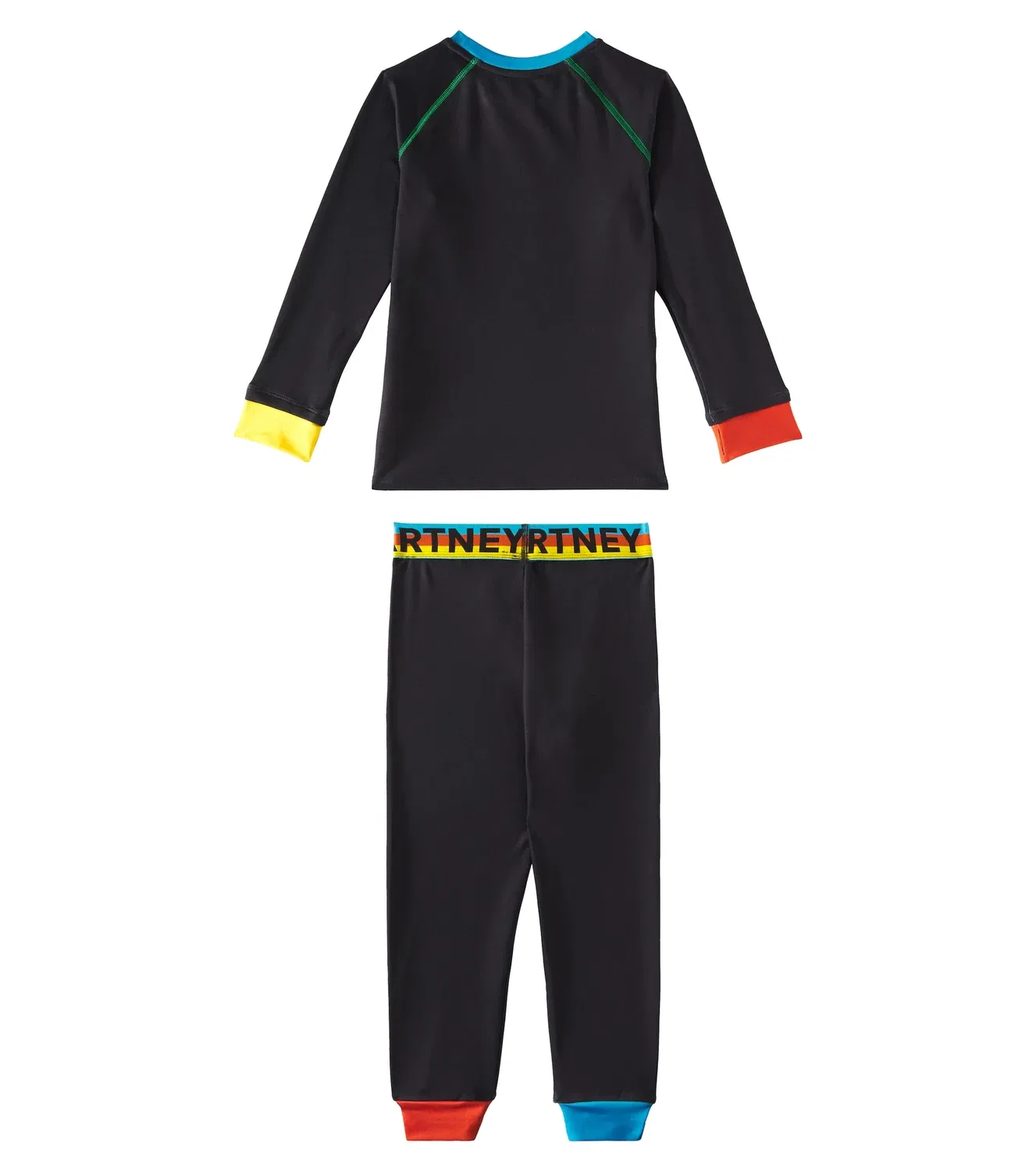 Комплект из джерси-свитшота и спортивных штанов Stella Mccartney Kids, черный — фото 4