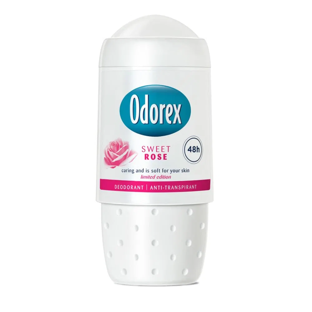 Дезодорант-антиперспирант Odorex, Sweet Rose, 50 мл, набор 6 шт