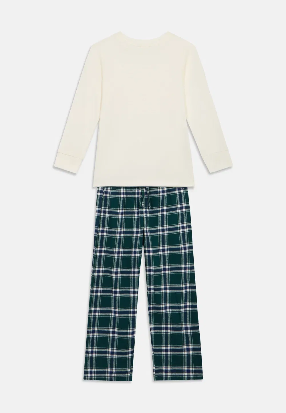 Комплект из 2 фланелевых пижамных пижамных комплектов - пижамный комплект Friboo By Zalando, Dark Green/Blue — фото 3
