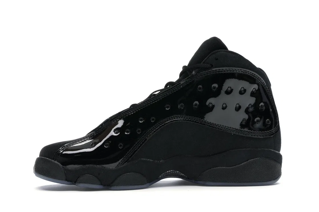 Детские кроссовки с замшевым верхом Jordan 13 Retro Cap and Gown Jordan, Black Black — фото 3