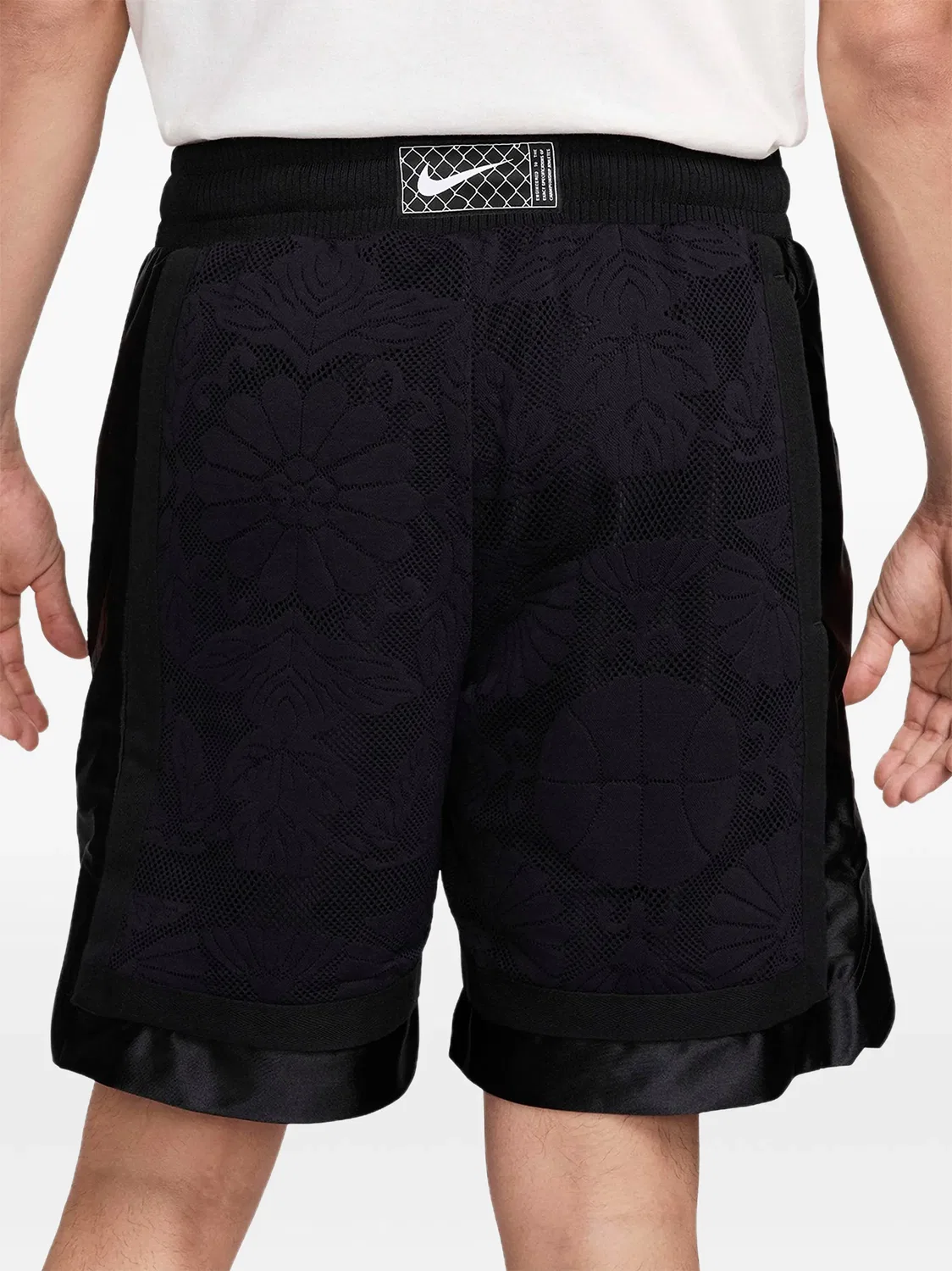 Шорты DNA Dri-FIT с сетчатыми вставками Nike, черный — фото 2