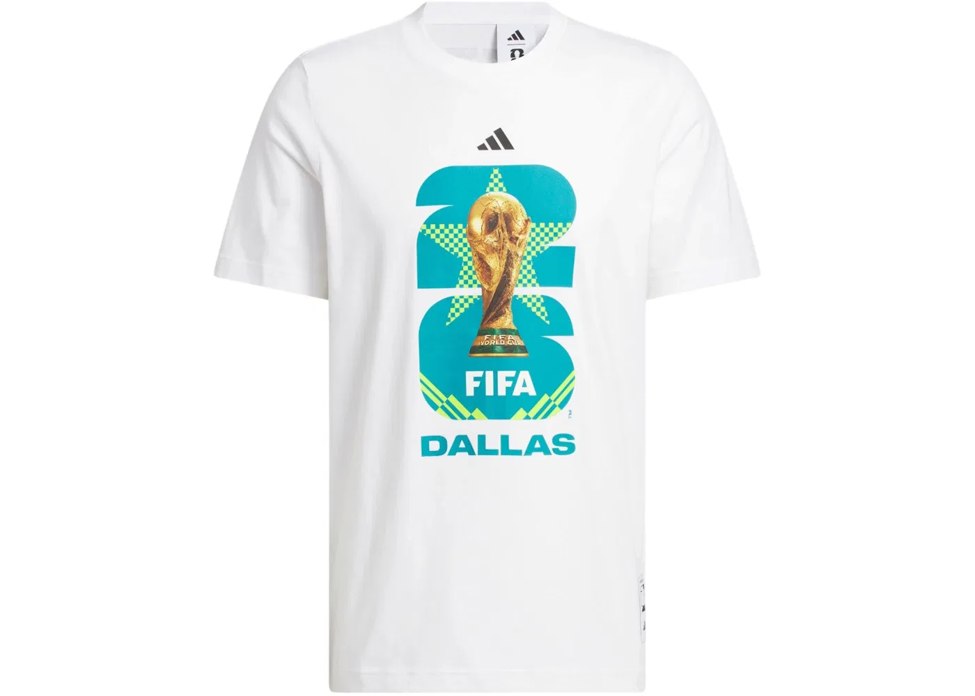 Мужская футболка с принтом FIFA World Cup 26 Host City Dallas T-Shirt Adidas, White