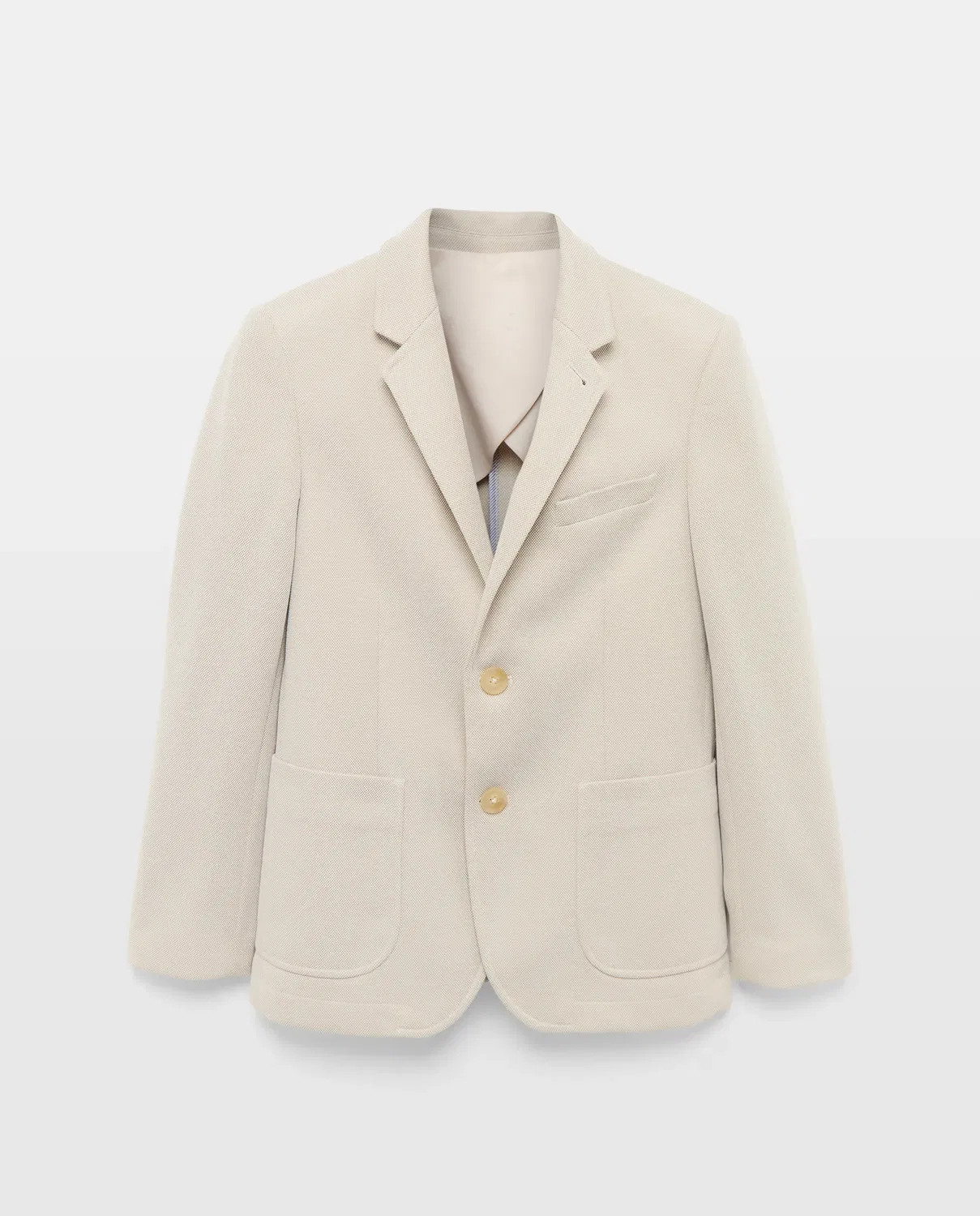 Детский пиджак для мальчиков из пике Coconut El Corte Inglés, Beige