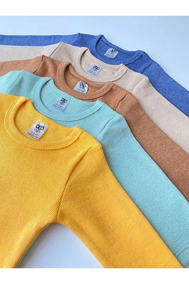 Детское боди-комбинезон с длинным рукавом Basics Efu Baby, Asorti — фото 4
