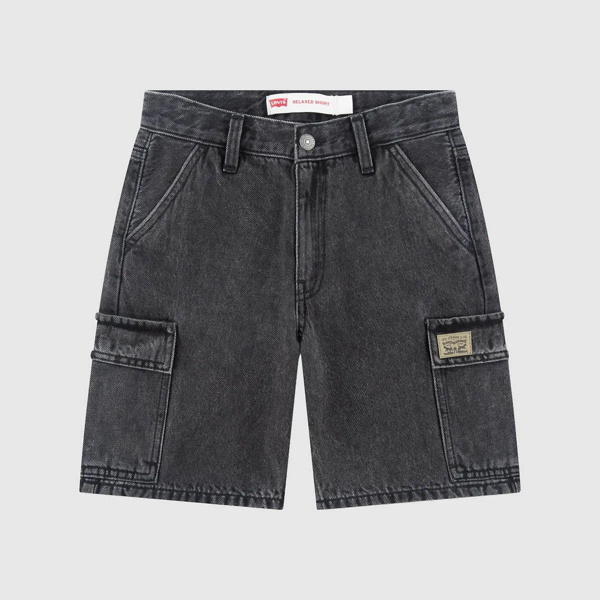 Джинсовые шорты-карго для мальчиков 8-20 лет Levi's, Cosmic - Dark Wash