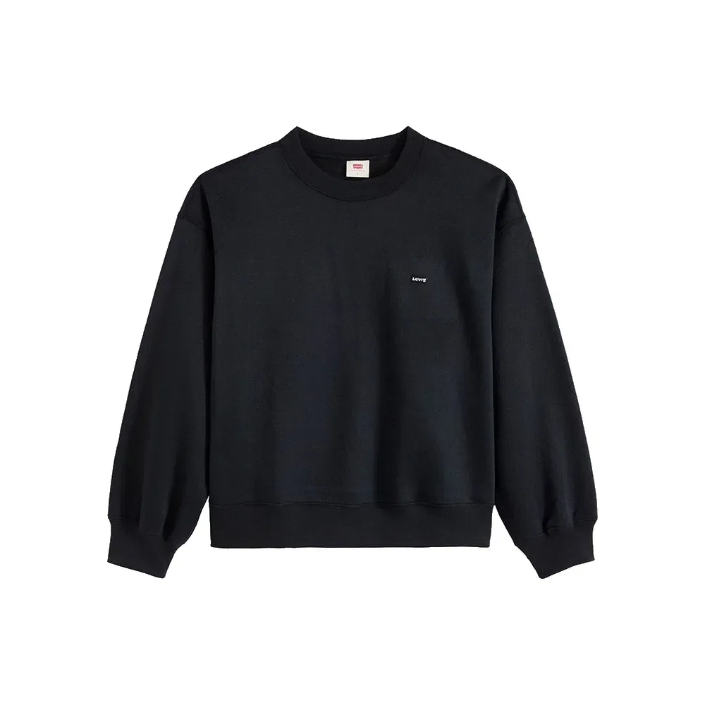 Женский свитшот хлопковый Levi's Everyday Sweatshirt, Black — фото 3