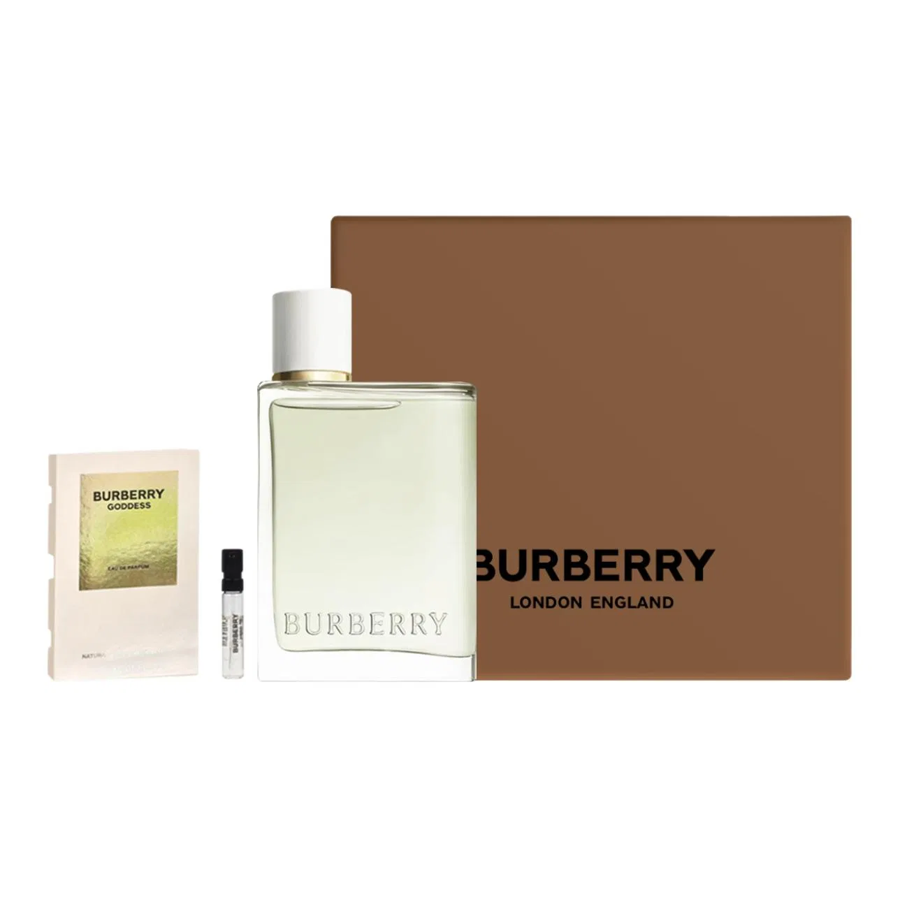 Парфюмерный набор Flower & Her Fruity Perfume 50ml + Goddess 1.5ml, Burberry, Green Pear Soda