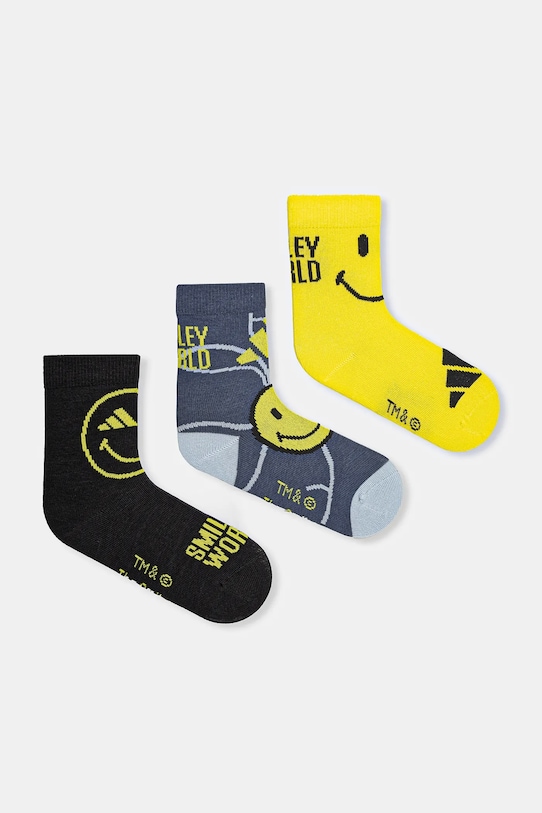 

Детские носки SMILEY, набор из 3 пар Adidas Performance, желтый