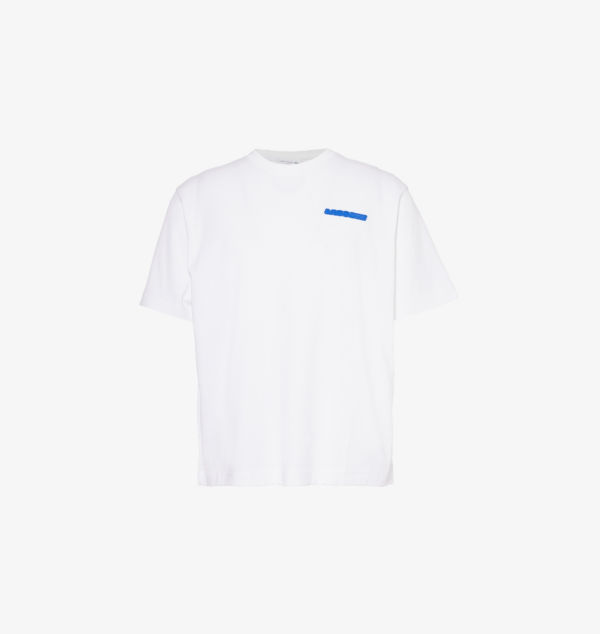 

Футболка из хлопка с короткими рукавами и графическим принтом Lacoste, белый