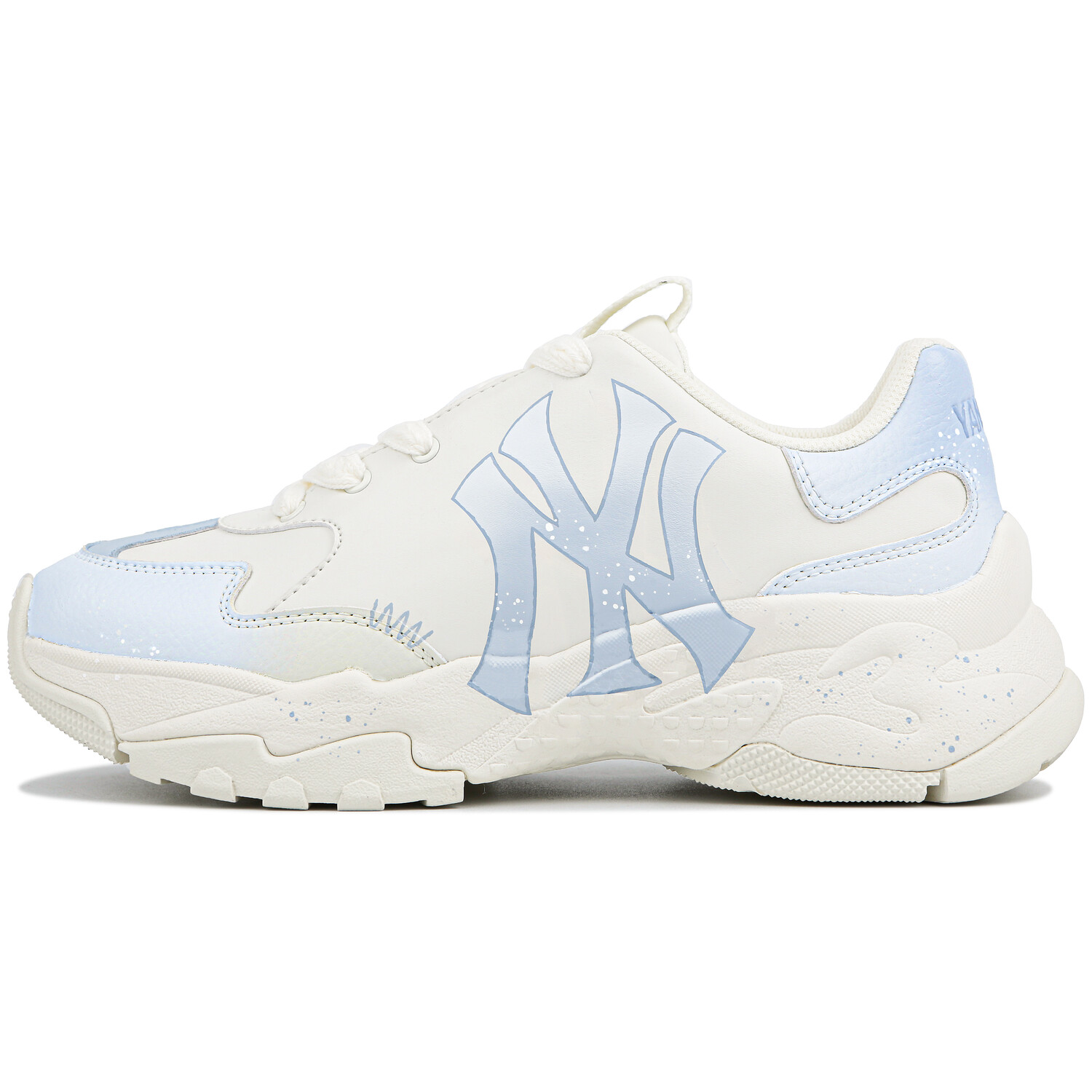 

Кроссовки MLB Big Ball Chunky Cookie Chunky Sneakers Unisex Low-top White/blue, белый