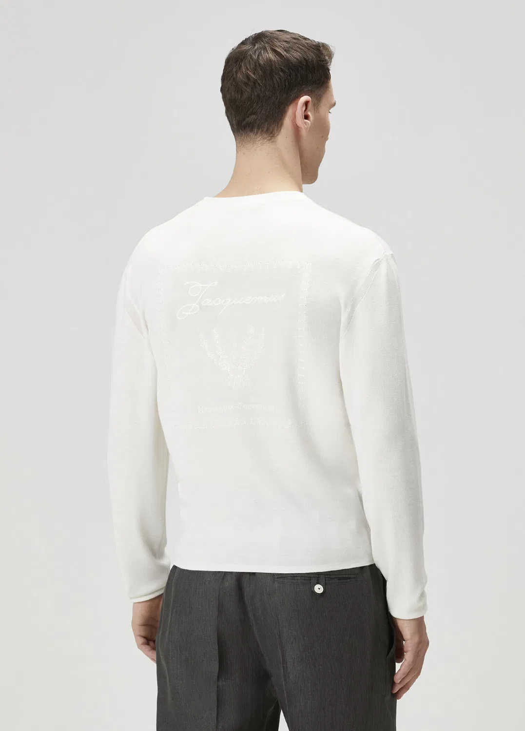 Трико Jacquemus, белый — фото 4