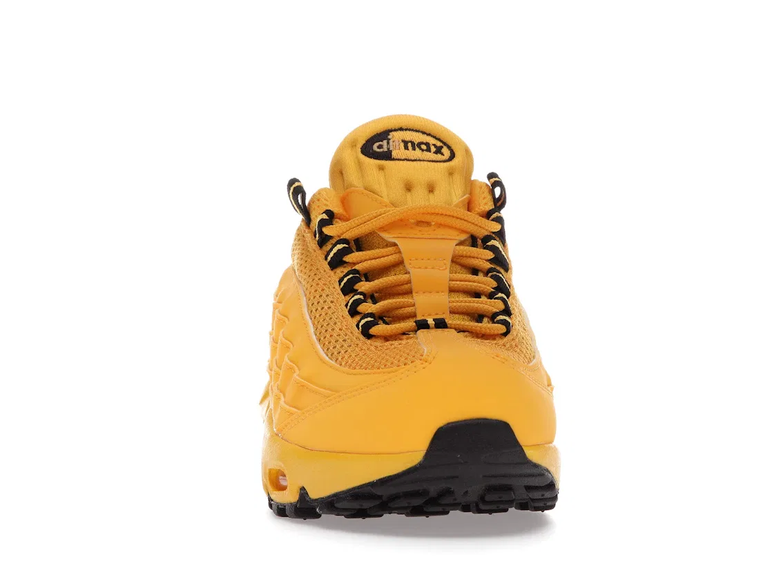 Детские кроссовки Lifestyle с принтом Nike Air Max 95 Nike, Yellow Yellow Black — фото 2