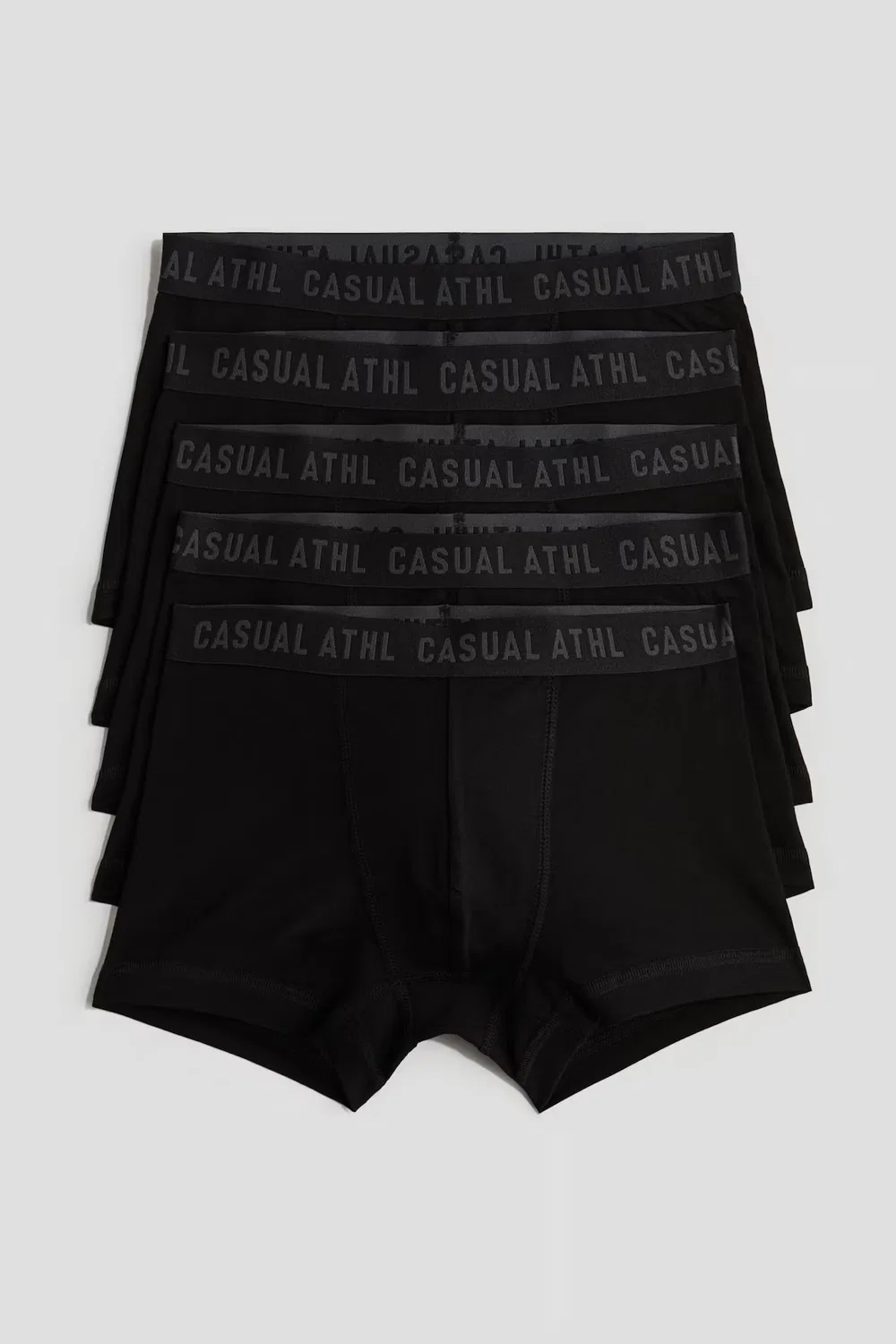 Боксеры 5 шт. H&M, Schwarz/Casual