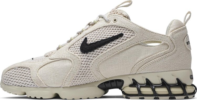 Кроссовки Nike Stussy x Air Zoom Spiridon Caged 2 'Fossil', загар — фото 4