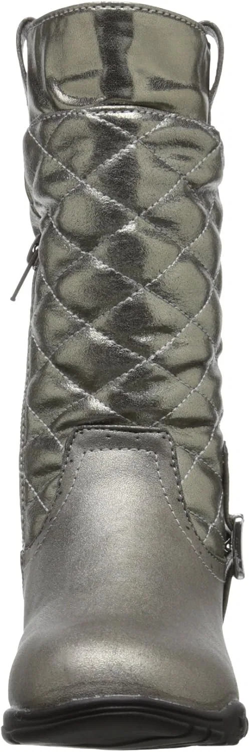 Детские ботинки для девочек с принтом Call It A Way Kenneth Cole New York, Pewter — фото 2