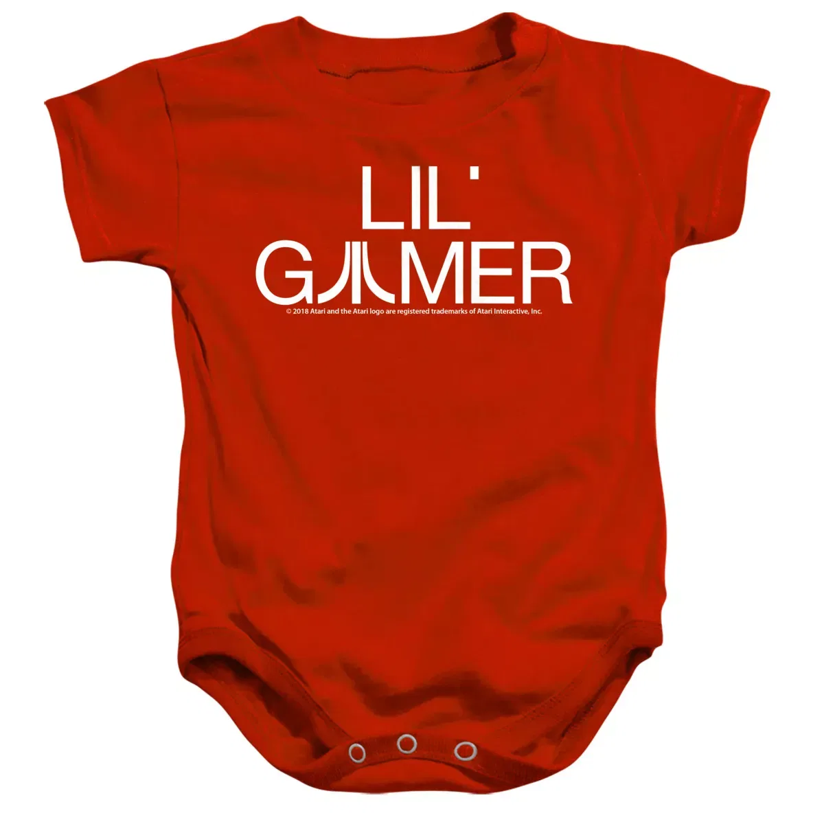 Детское боди с коротким рукавом Lil Gamer Atari, Red