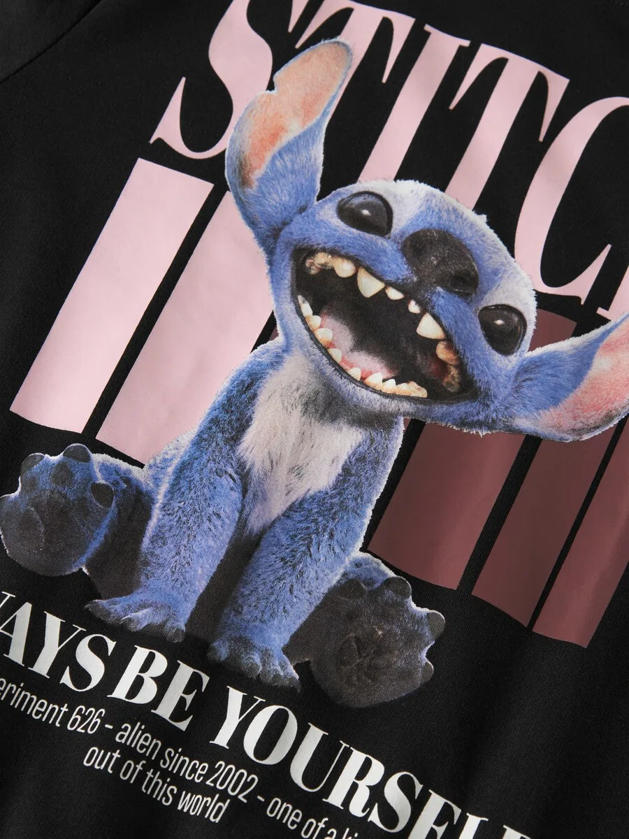 Толстовка NAME IT 'NKFADA STITCH' черного цвета — фото 3