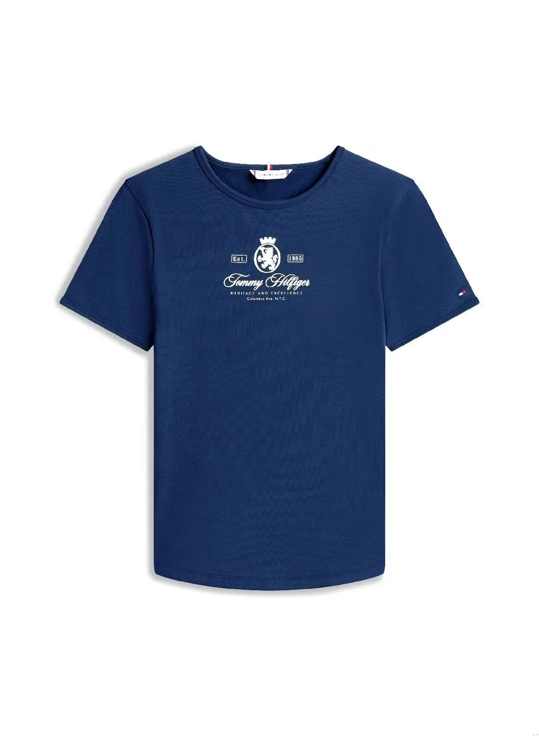Футболка с принтом Varsity crest Tommy Hilfiger, темно-синий — фото 4