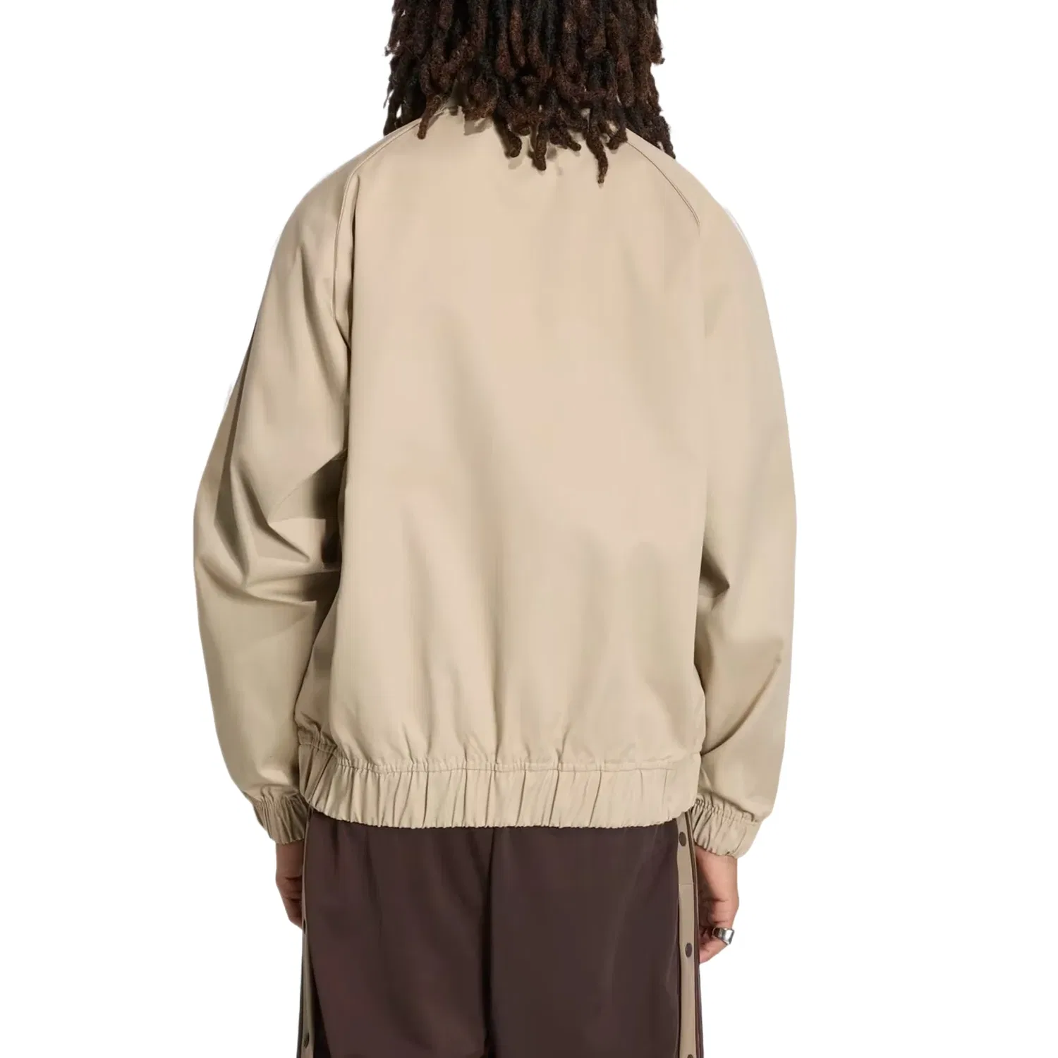 Мужская куртка Adicolor Classics Twill Track Jacket Asia Sizing 'Khaki Three' adidas, Khaki Three — фото 3