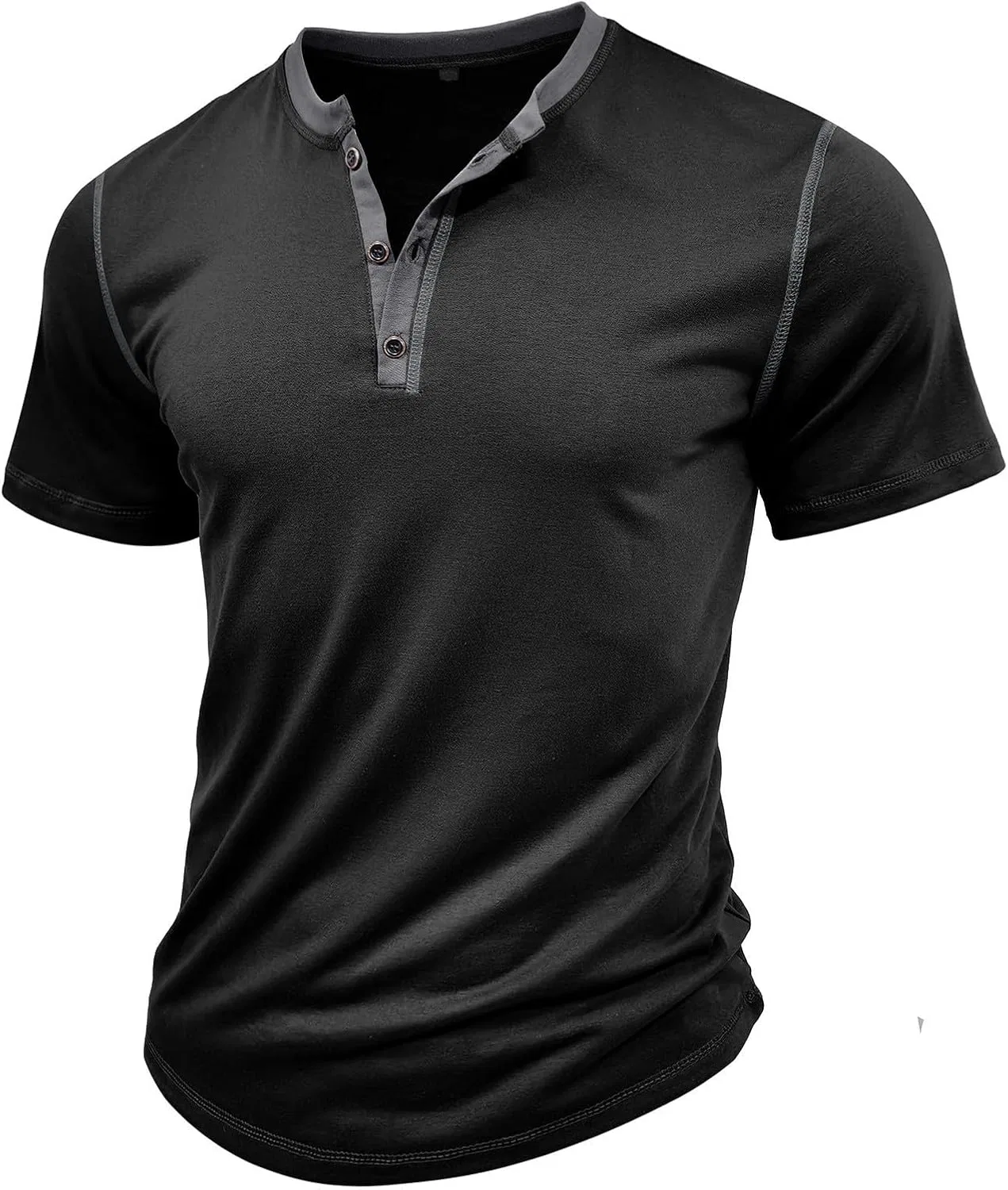 Мужская футболка поло с коротким рукавом хлопковая, Black