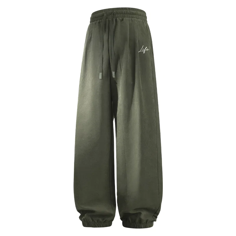 Детские повседневные брюки свободного кроя MINISO, Army Green