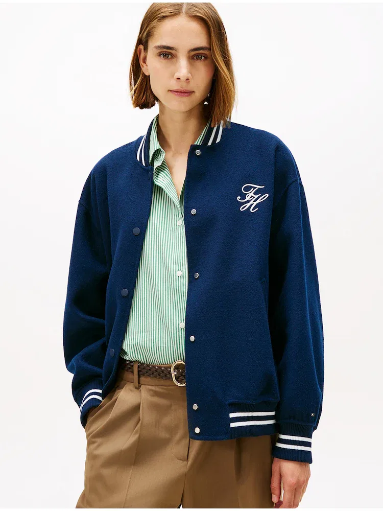 Бомбер TOMMY HILFIGER, Navy — фото 2
