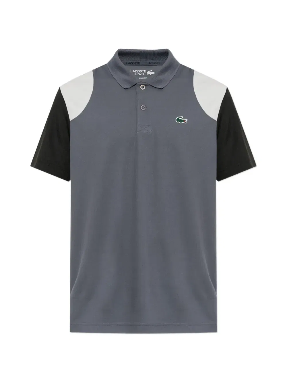 Рубашка-поло с нашивкой-логотипом Lacoste, серый