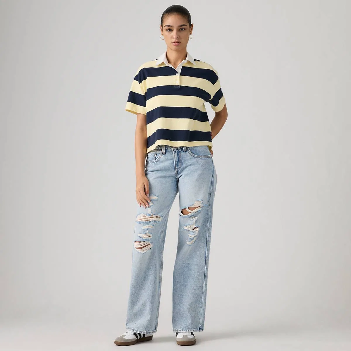 Свободные женские джинсы Superlow Levi's, Don'T Miss - Light Wash
