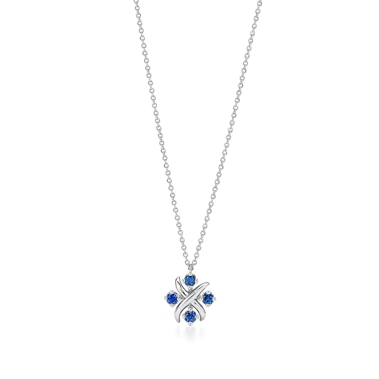 

Подвеска Tiffany & Co. Schlumberger Lynn, платина/сапфиры