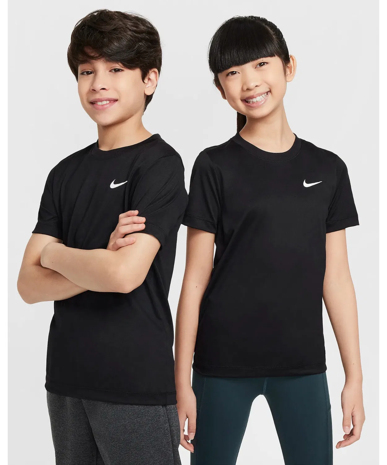 Детская футболка с коротким рукавом Nike Legend Dri-FIT, Black — фото 3