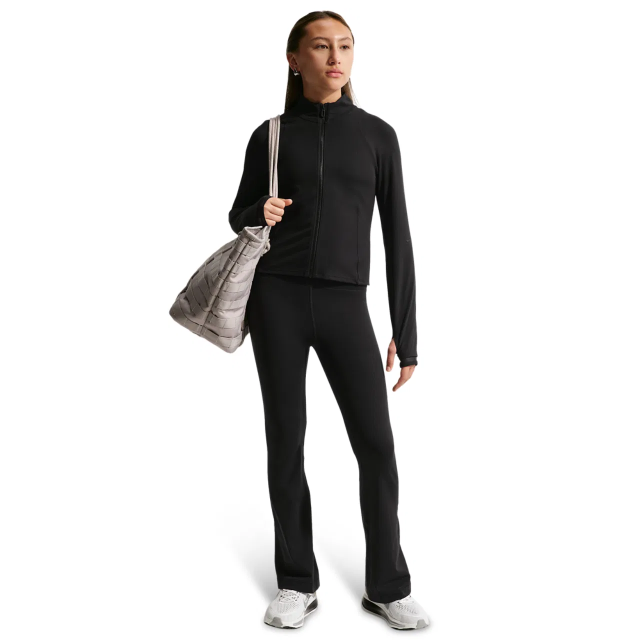 Женские леггинсы Nike Dri-FIT с высокой посадкой, Black/Black — фото 3
