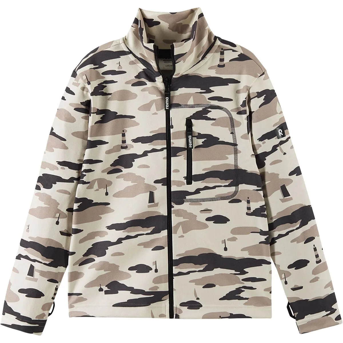 Детская куртка из джерси с длинным рукавом Iisisti Reima, Earthy Beige