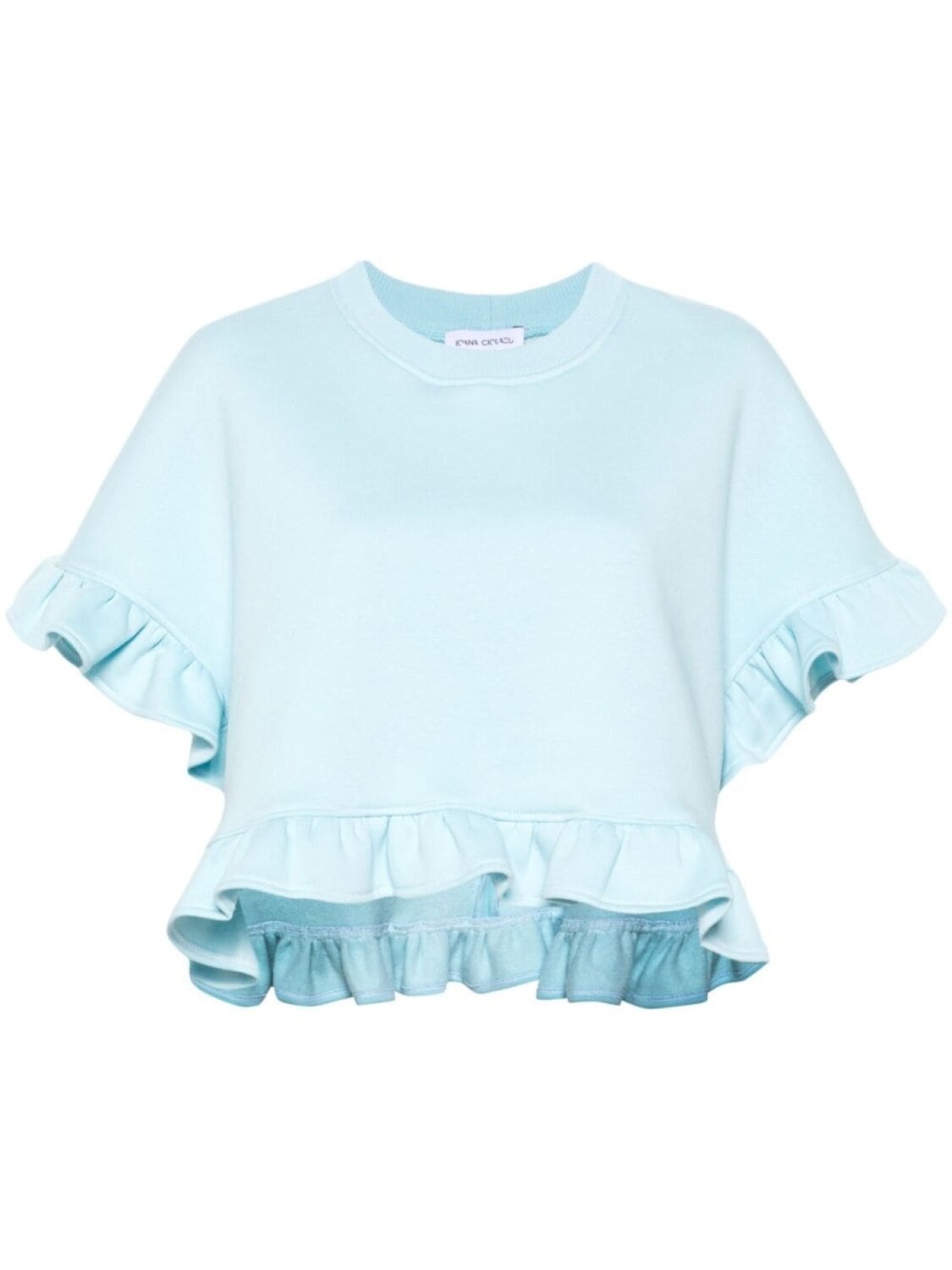 

Ioana Ciolacu свитшот с оборками Baby Peony, синий