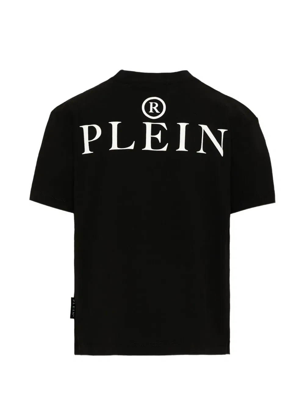 Футболка с принтом в виде черепа и нашивкой-логотипом Philipp Plein Junior, черный — фото 2