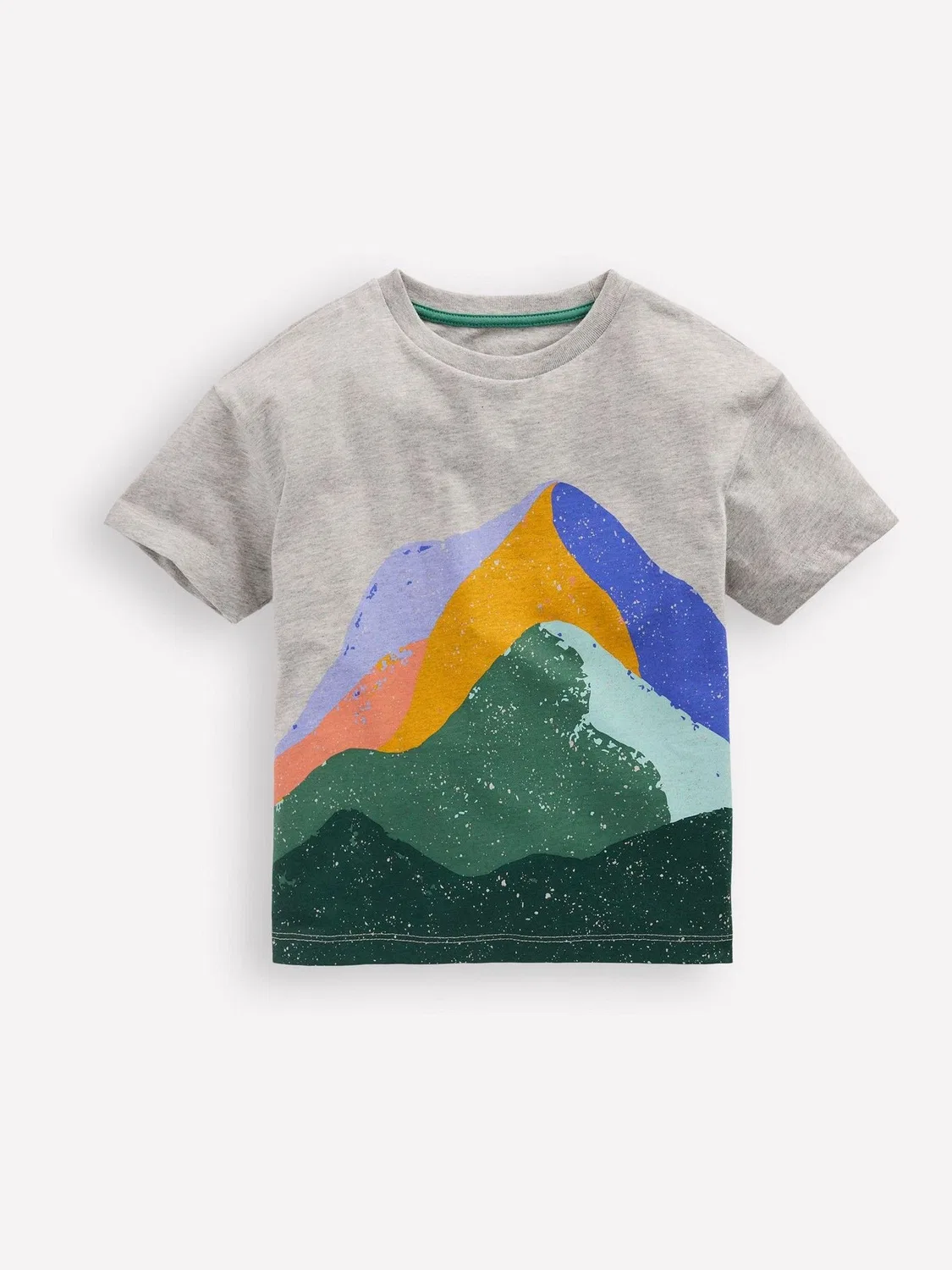 Футболка с графическим принтом, Grey Washed Boden, серый