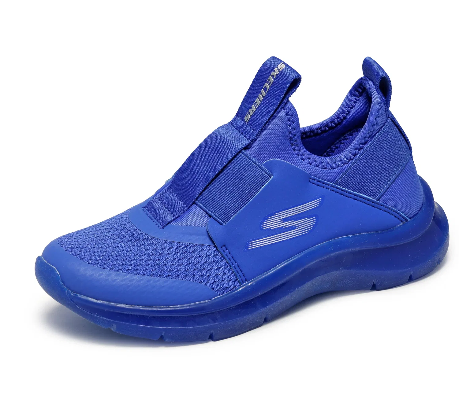 Детские кроссовки для мальчиков с принтом Skech Fast Ice Skechers, Blue