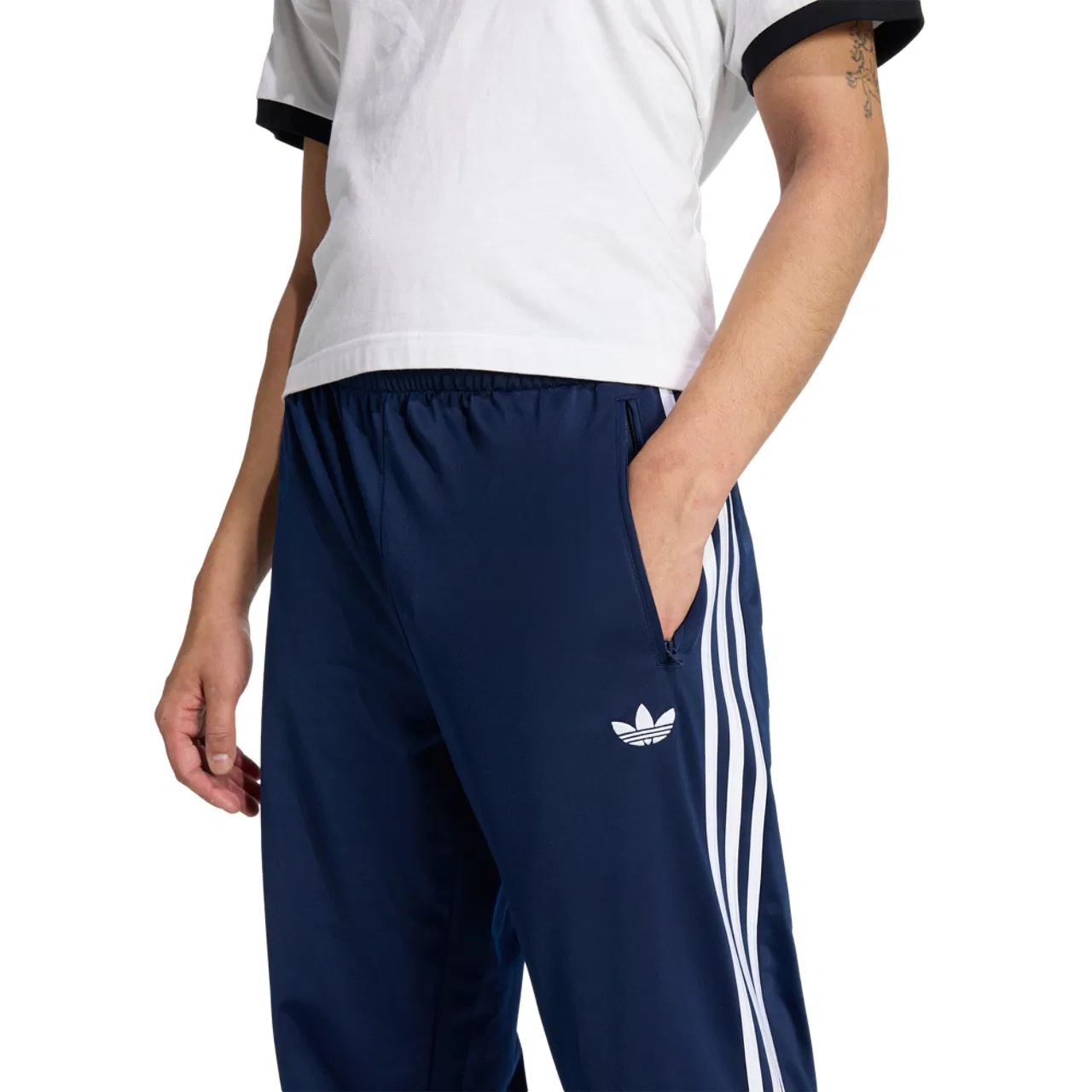 Мужские спортивные брюки Firebird Track Adidas, цвет Night Indigo/White — фото 3
