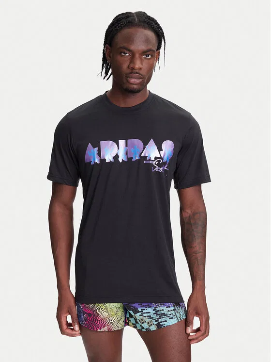 Футболка regular fit Jeremy Scott Adidas, черный