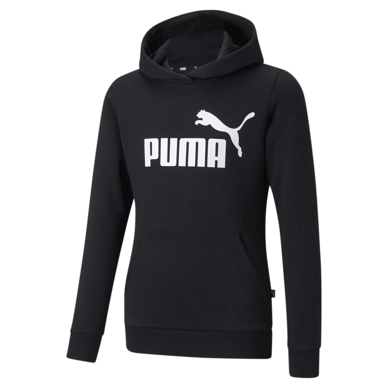 Детское худи с принтом Essentials Logo Hoodie Puma, Schwarz