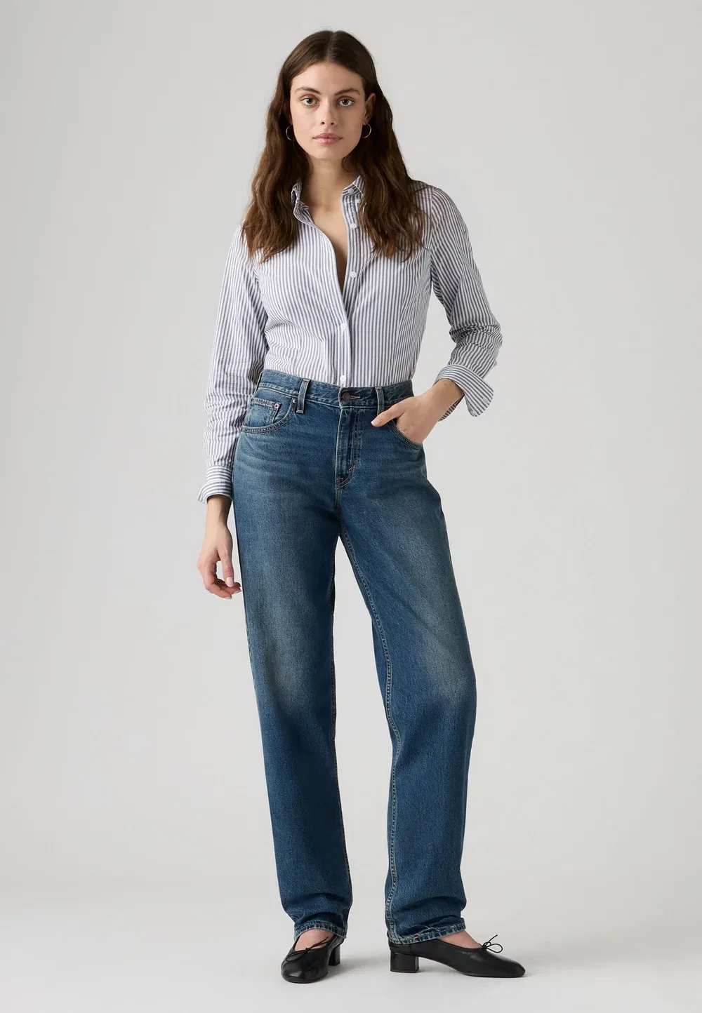 Свободный крой - свободные джинсы Levi'S, Let'S Fly — фото 4