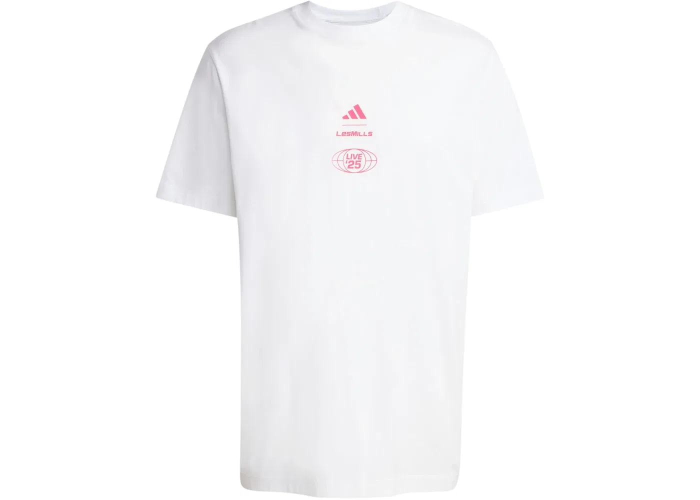 Мужская футболка с принтом Adidas Lesmills Tour Graphic T-Shirt, White